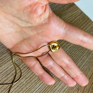 Cinco Gold Plated Nat Necklace LIKE NEW